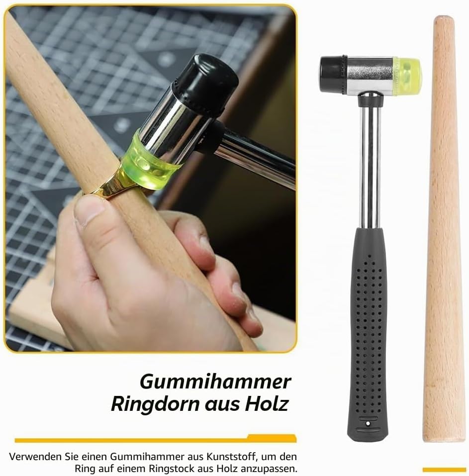 Ringgrössenmesser für Schmuck, Schnitzwerkzeug-Set, Ringwachs-Form-Set, Schmuckwachs-Tube, Juwelierw