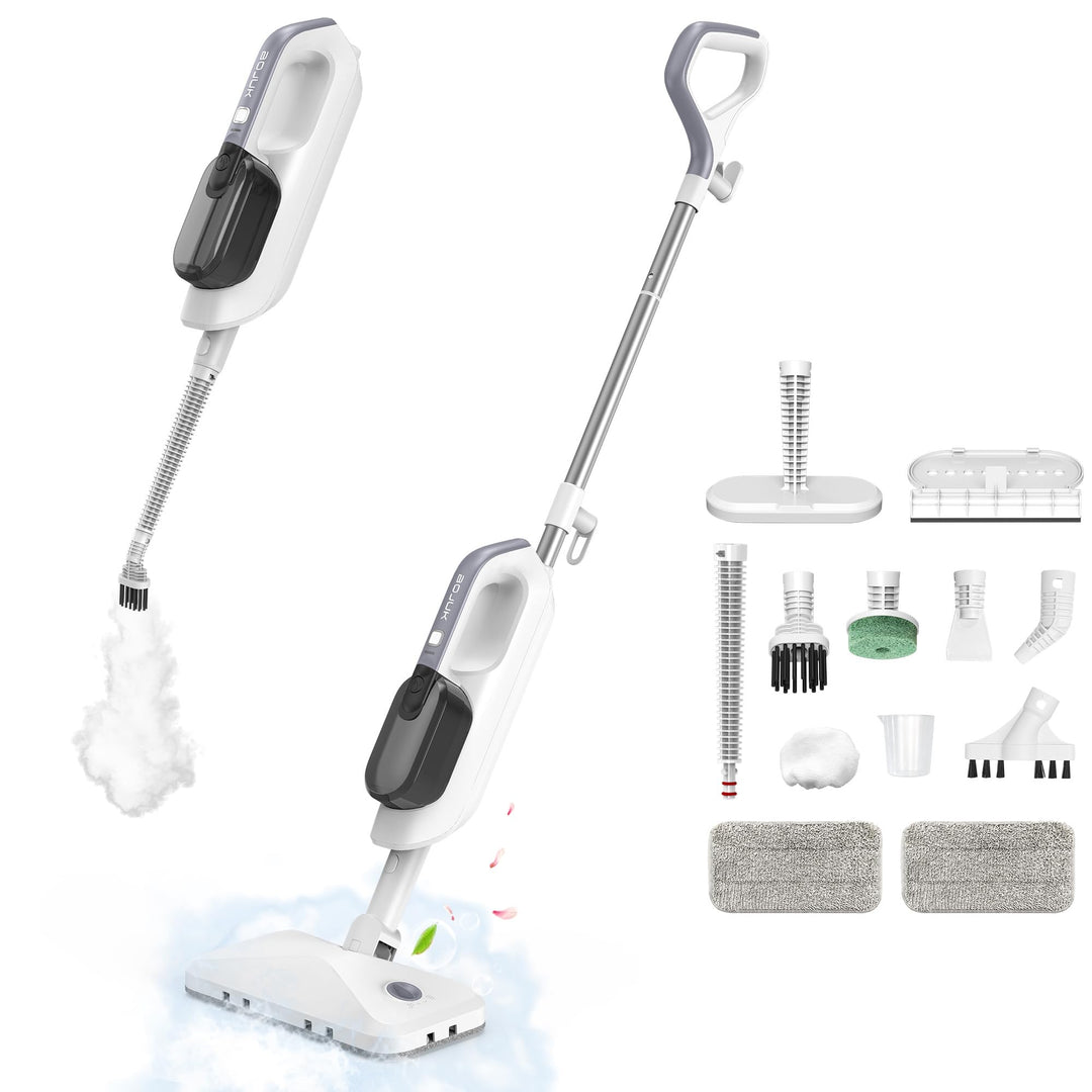 Dampfreiniger Handdampfreiniger, abnehmbar und multifunktional | 470 ml Wassertank, 3 Dampfstufen, D