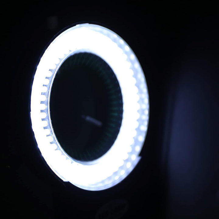144 LED Mikroskop Ringlicht Ringleuchte 0-100% Einstellbar Lampe für Microscope Ringbeleuchtung
