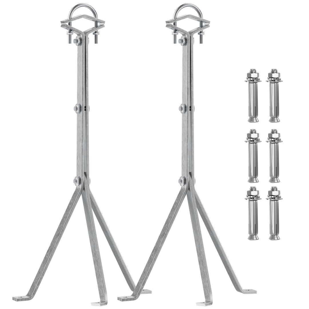 Windproof Stand Off Wall Mast Mount Bracket Satellite Dish Antenna Pole Mounts, Hot Dip Galvanised W