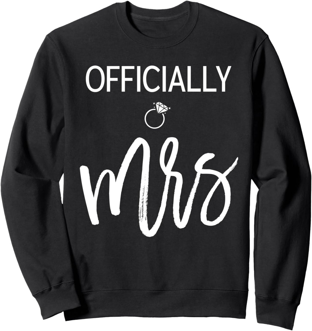 Ring Graphics Script Officially Mrs Sweatshirt
