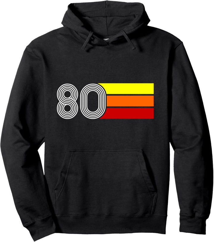 1980 Tri Line Pullover Hoodie
