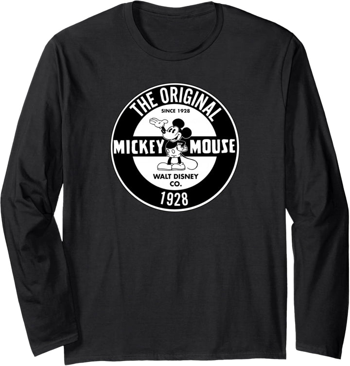 Disney Mickey Mouse The Original Since 1928 Collegiate Langarmshirt