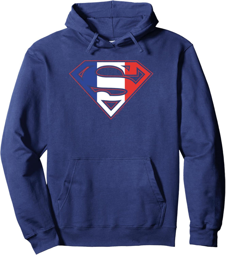 Superman French Shield Pullover Hoodie