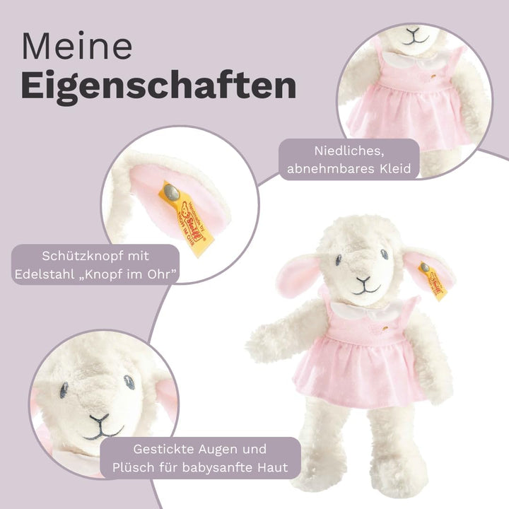 Steiff 239625 Träum-süss-Lamm Plüschtier, Mehrfarbig, 28 cm, 28 cm