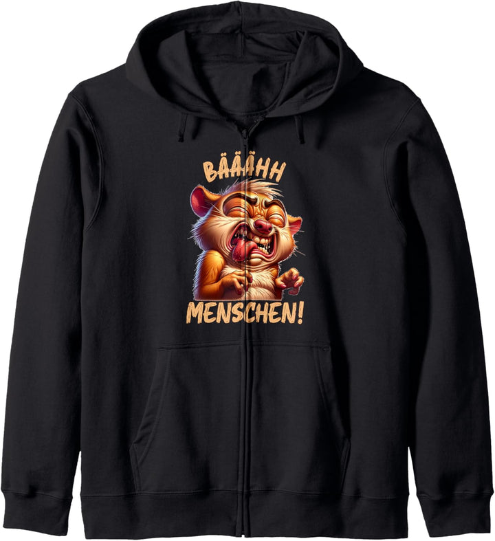 Bäääh Menschen Ich hasse Menschen Kapuzenjacke