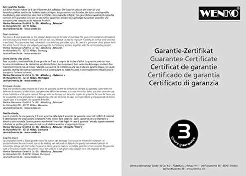 WENKO WC-Sitz Mod. Premium Calla Toilettensitz mit Absenkautomatik rostfreier Edelstahl-Befestigung