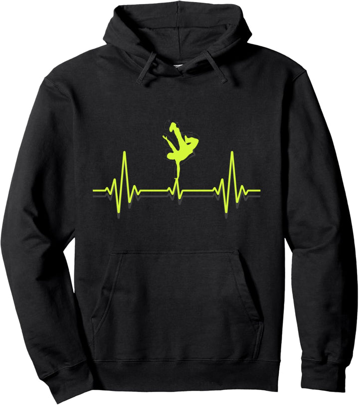 Breakdance Herzschlag Pullover Hoodie