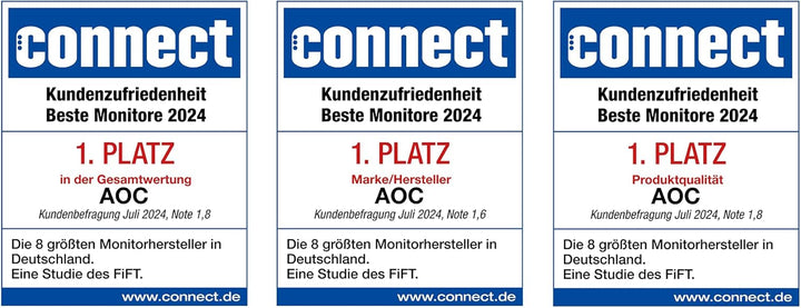 AOC Agon PRO AG276QZD - 27 Zoll QHD Monitor, 240 Hz, 0,03 ms GtG, FreeSync Premium Pro, G-Sync comp.