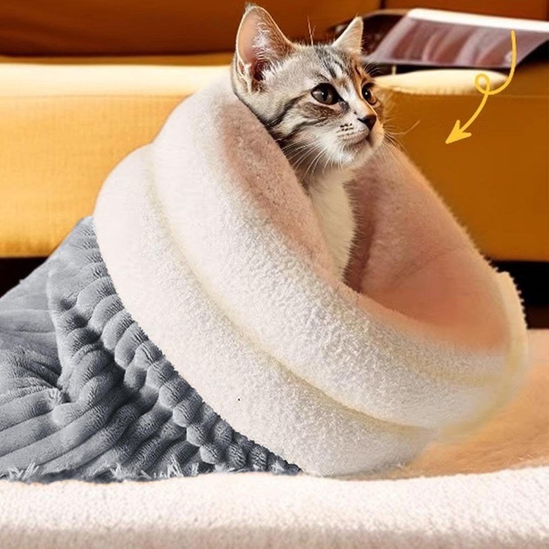 Katzensack Schlafsack, waschbares Beutelbett, Rückzugsort | Kätzchen-Sackbett Bequemes Schlafbett, P