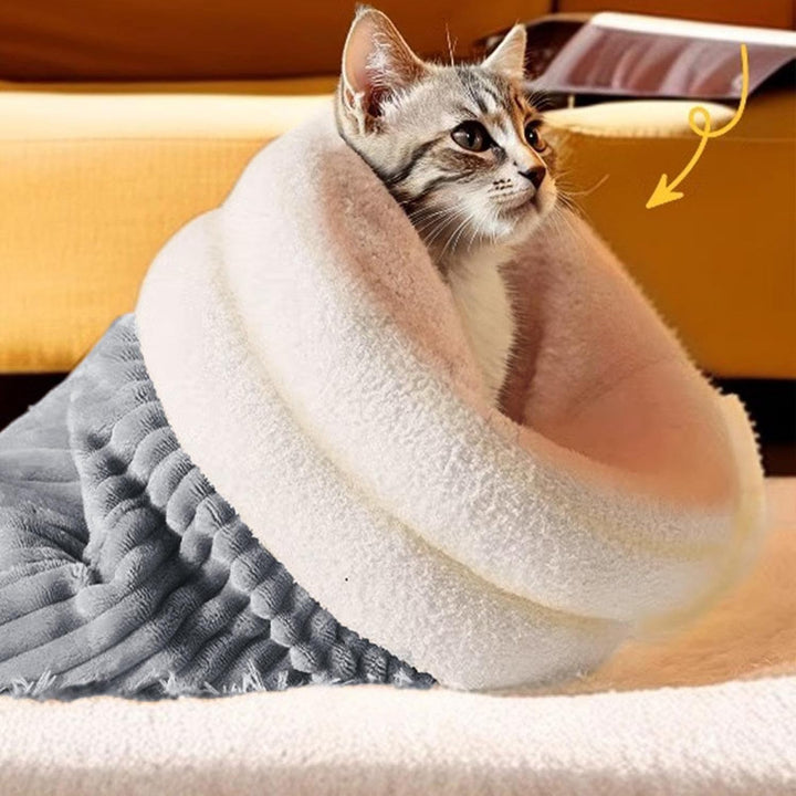 Katzensack Schlafsack, waschbares Beutelbett, Rückzugsort | Kätzchen-Sackbett Bequemes Schlafbett, P