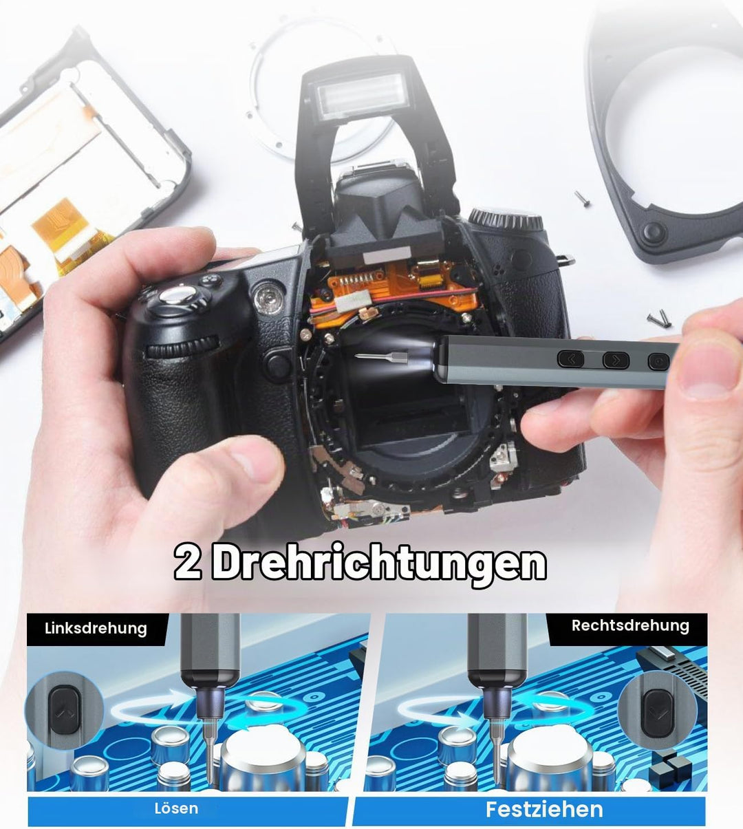 72 in 1 Schraubendreher Elektrisch Set Mini Reparatur Feinmechaniker