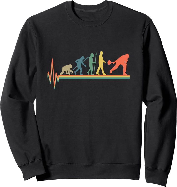 Evolution Stockschütze T-Shirt Eisstockschiessen Stocksport Sweatshirt