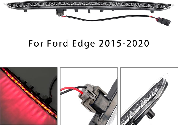 Topteng LED 3rd Third Brake Light Center Assembly 923-133 FT4Z13A613A passend für Ford Edge 2015-202