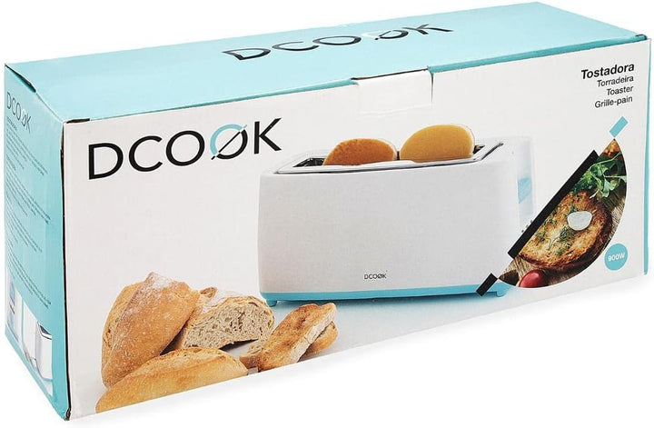 Dcook Gallery Toaster mit langem Schlitz, 800 W, Weiss