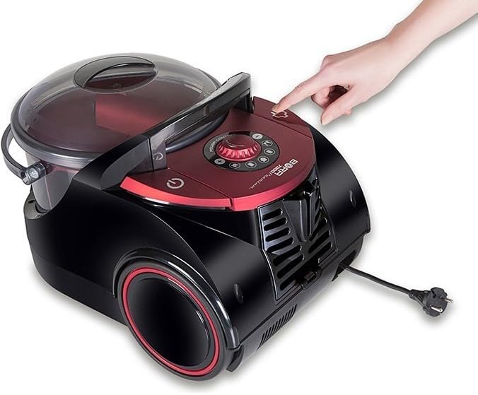 Bora 7000 Staubsauger mit Wasserfilter Rot Wasserstaubsauger mit HEPA H13