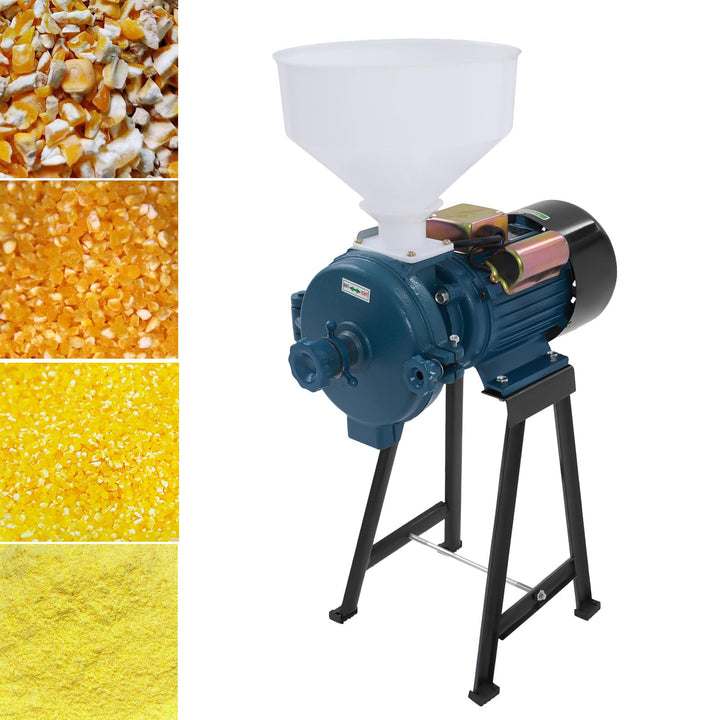 Elektrisch Getreidemühle Kornmühle mit Trichter Schrotmühle Zerkleinerer Grain Mill Kommerzielle ele