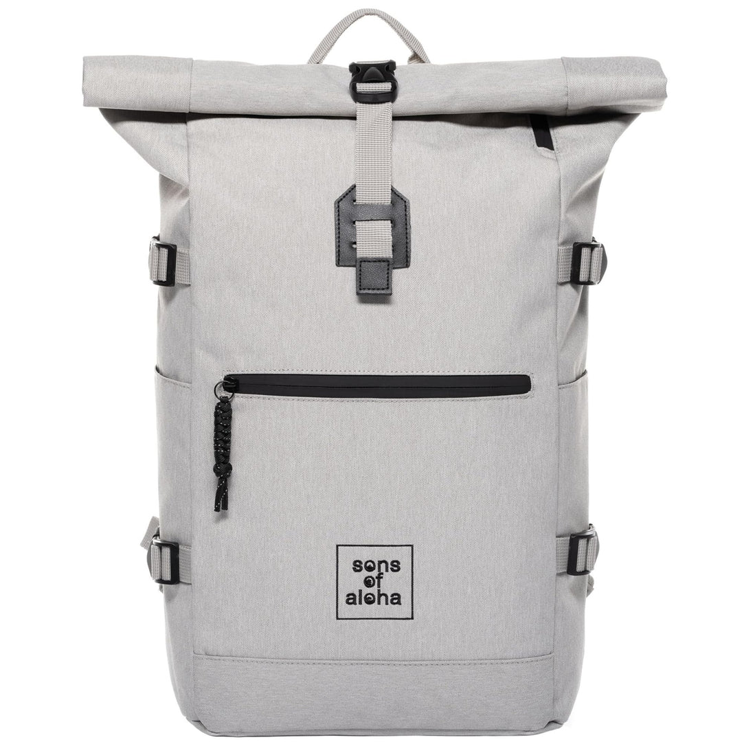 SONS OF ALOHA Rucksack KANE Roll-Top Kurierrucksack XL gross - PET recycelt, wasserabweisend - Wande