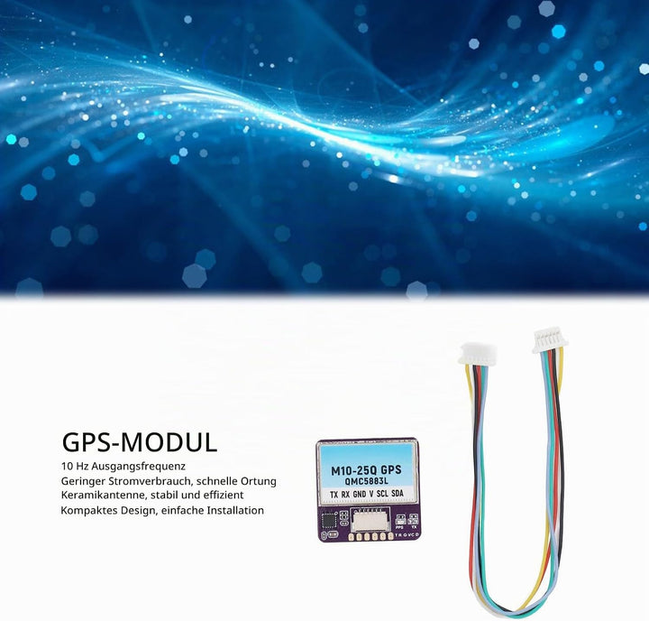 M10-25Q Gps Modul Integrierter Qmc5883l Kompass 10 Hz Ausgangsfrequenz Geringer Stromverbrauch 72 Su