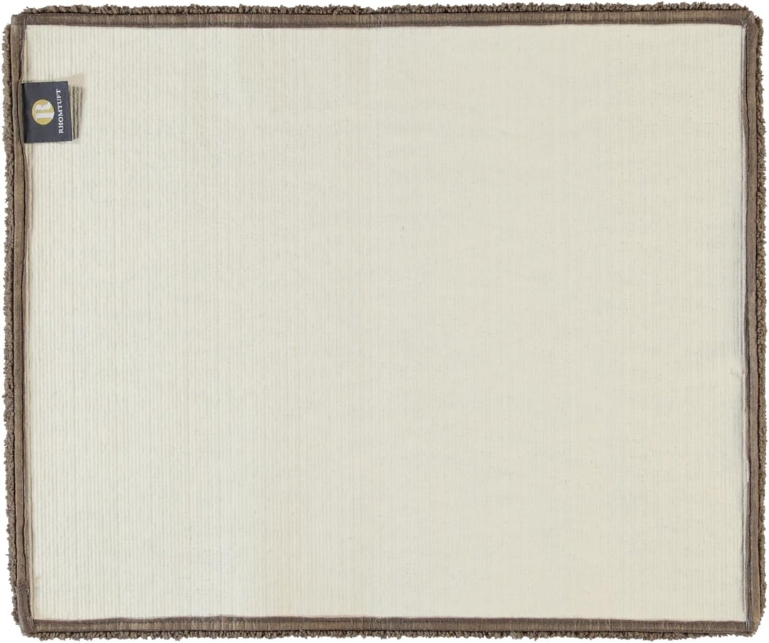 Rhomtuft Badteppiche Square Taupe - 58 50x60 cm, 50x60 cm