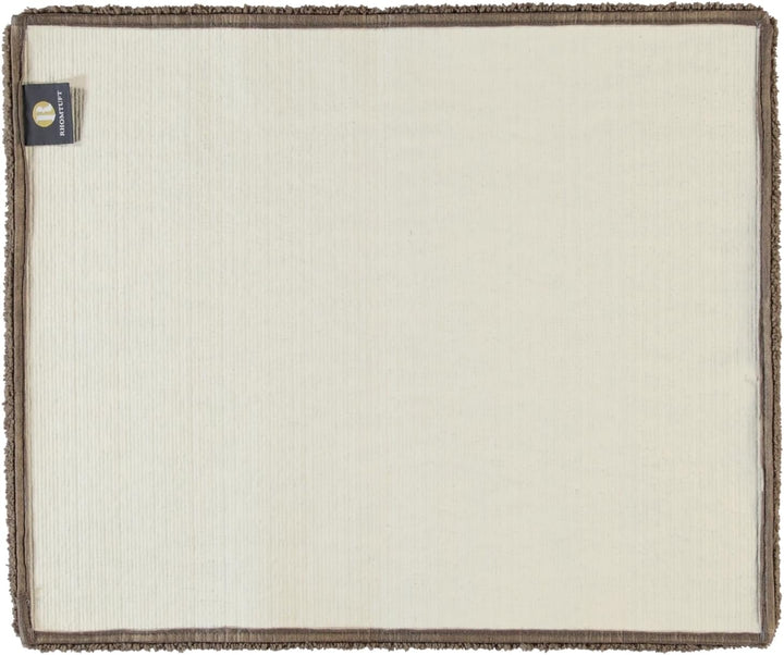 Rhomtuft Badteppiche Square Taupe - 58 50x60 cm, 50x60 cm