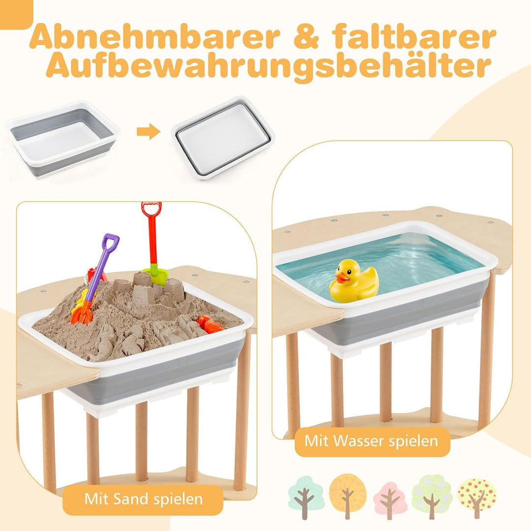 DREAMADE Montessori Kletterbogen, Bogenwippe mit abnehmbarem &amp; faltbarem Aufbewahrungsbehälter, Klet