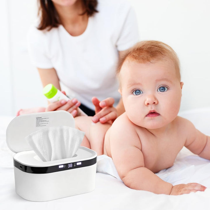 10W Feuchttuch Wärmer, Baby Wischtuchwärmer, 3 Heizstufen Schnell,USB Wischtuchwärmer,Handtuch Wärme