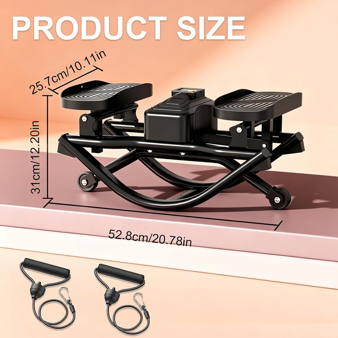 Stepper für Zuhause, Seitlicher Schaukel Fitness Stepper, Rock Stepper
