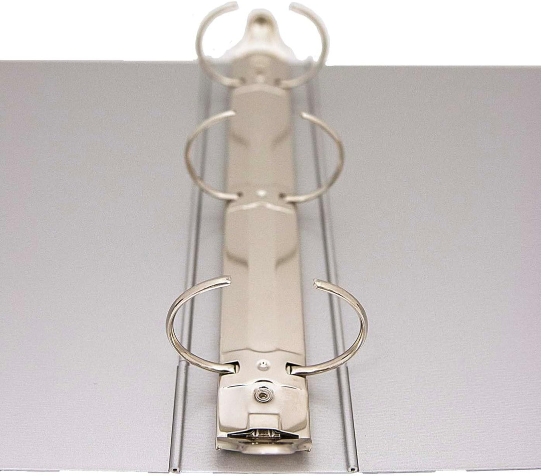 Saunders Ringbuch aus recyceltem Aluminium, 5,1 cm Rücken, Briefgrösse, 21,6 x 30,5 cm, 1 Ordner (00