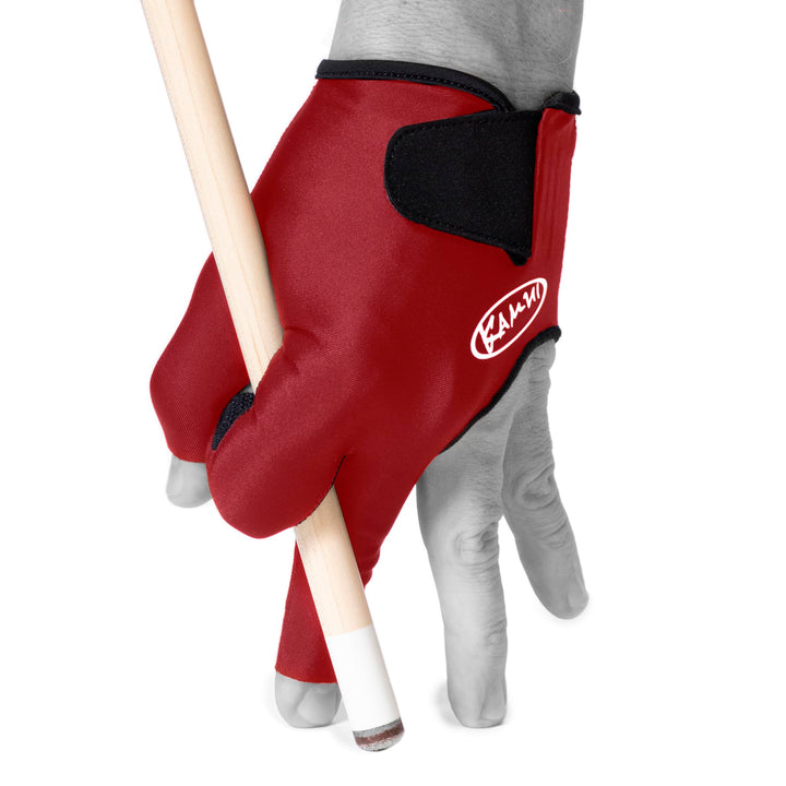KAMUI Billardhandschuh QuickDry für linke Hand, Rot XL, XL