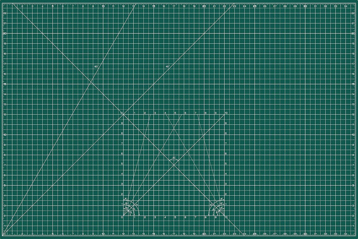 La Canilla Schneidematte A1 Selbstheilend (60x90 cm - 36x24") Cutting Mat Schneideunterlage für Bast