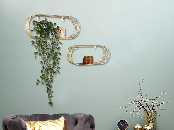Mirrors &amp; More 2er Regalset Joyce 82370179 Metall Schwarz
