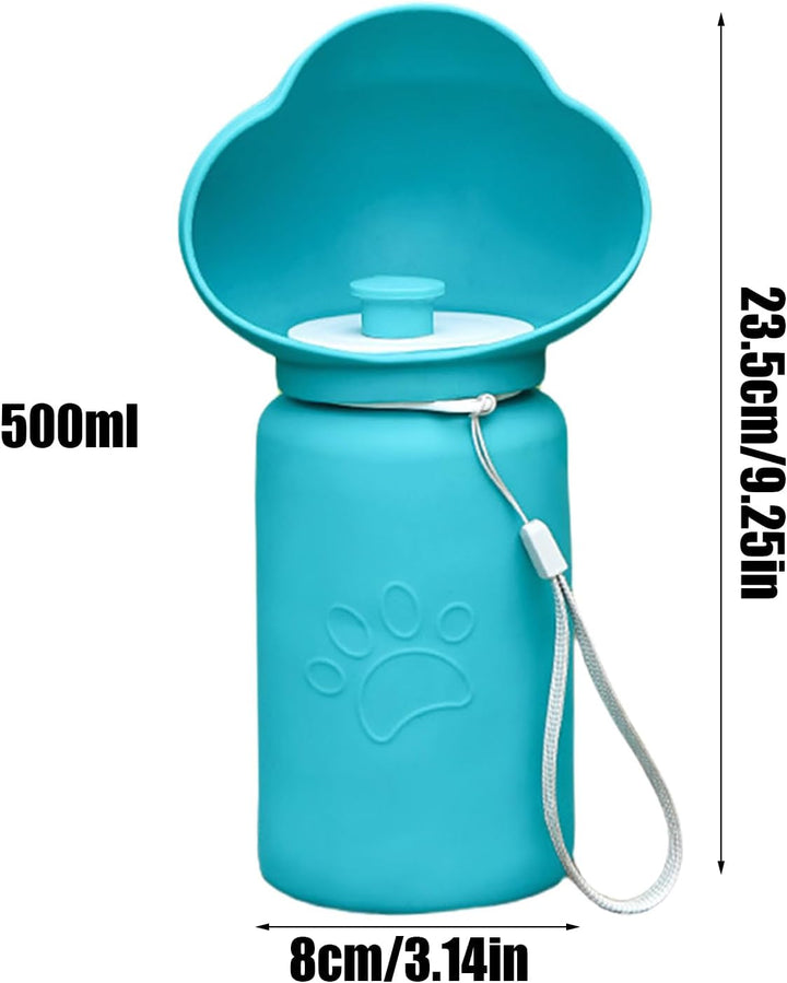 Tragbare Hunde-Wasserflasche, Hunde-Wasserflaschen zum Spazierengehen blau A, blau A