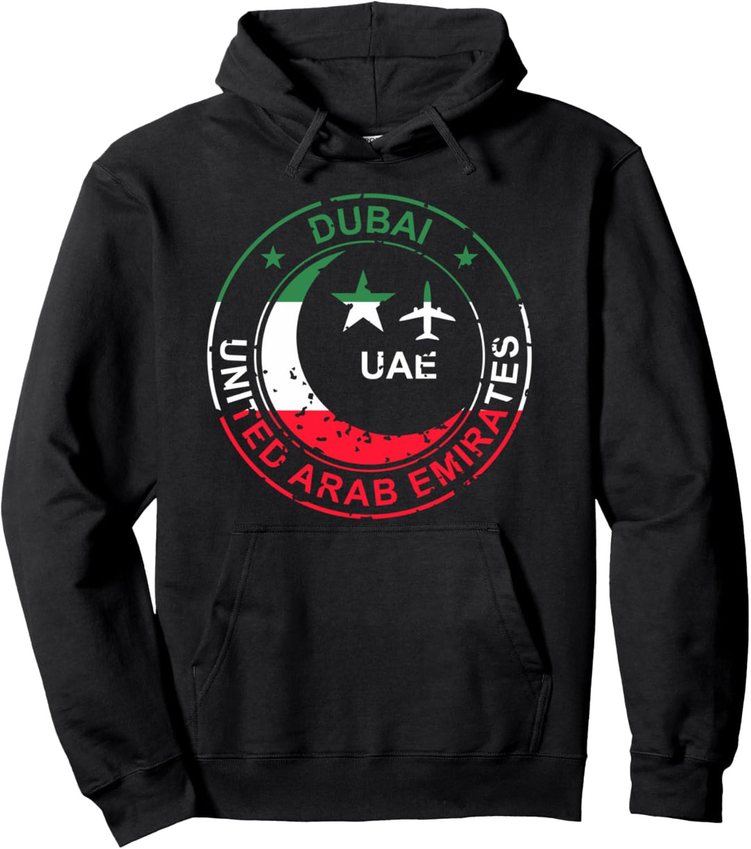 Dubai VAE Pass für Reisende und Touristen Pullover Hoodie