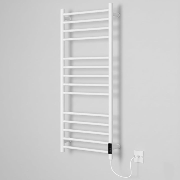 Manissa Elektrischer Handtuchwärmer aus Edelstahl – Weiss, Energieeffizienter Trockenheizkörper 400