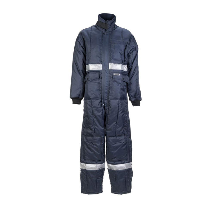 Grösse M Herren Planam Kühl-/Gefrierhaus Kühlhaus Overall marine Innenfutter rot Modell 5124 Marine/