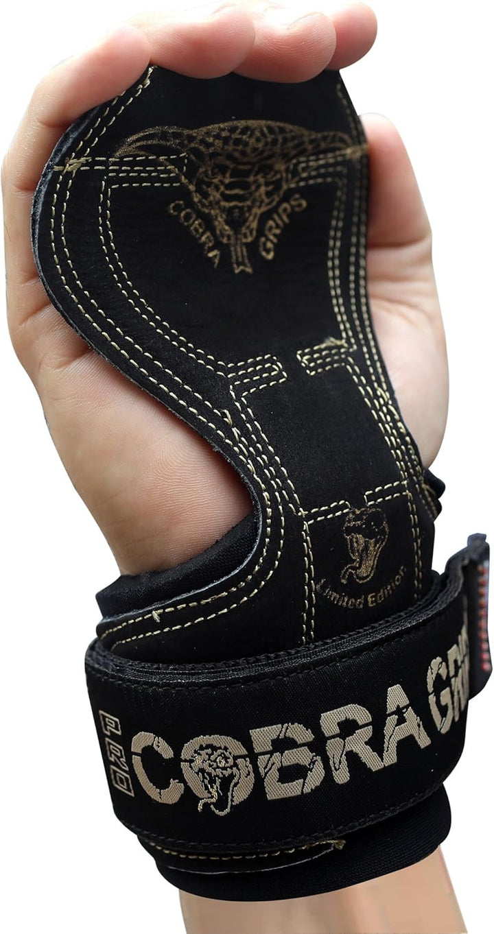 Cobra Grips V2 Lifting Griffe Gewicht Versa Handschuhe Alternative Power Pro schwarzes Leder, Pro sc