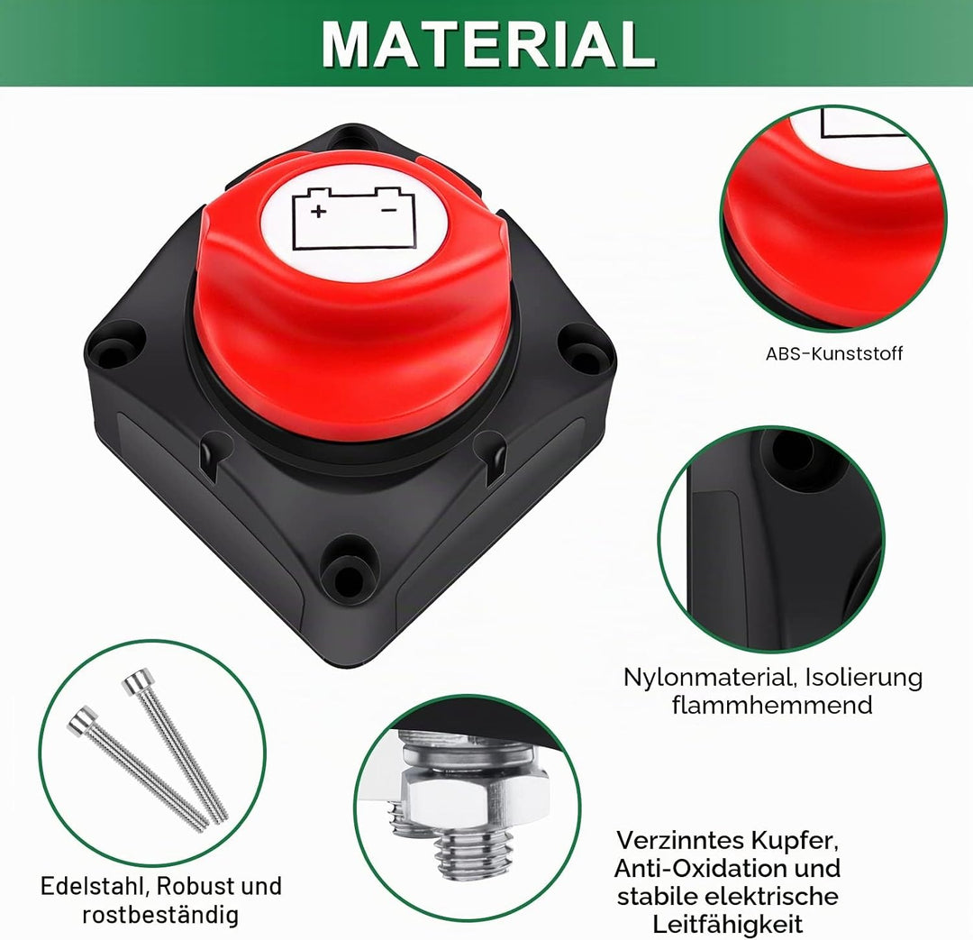 Victron Energy Battery Balancer, Batterie Ausgleichslader &amp; Bolatus Batterie Trennschalter 12V 24V 4