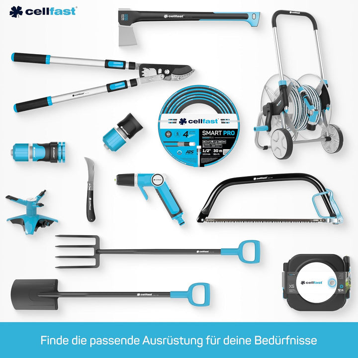 Cellfast Gartenschlauch ECONOMIC Elastisch und flexibel 3-lagiger Wasserschlauch aus Polyesterkreuzg
