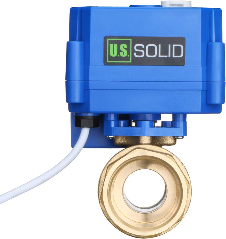 U.S. Solid Motorkugelhahn mit Manueller Funktion-1" Messing, 2 Wege DN25 Elektrische Zonenventil, 9-