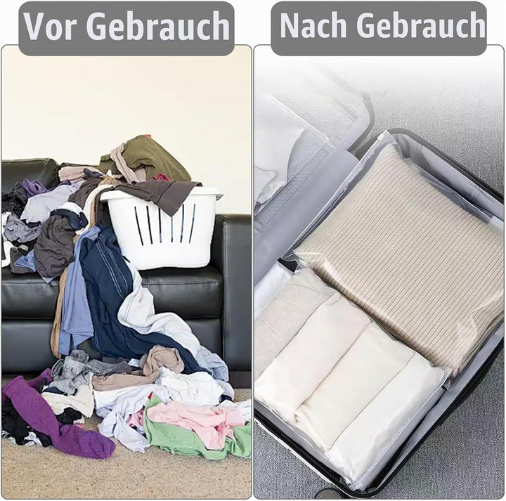 30 Stücke Zip Beutel Gross Wiederverwendbar 40×50 cm Zipper Beutel Reisetasche Transparent Zip Tüten
