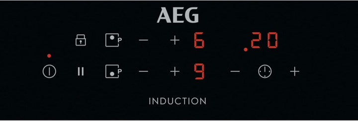 AEG IKB32300CB Autarkes Kochfeld Induktion, 30 cm, Aufliegend, 2 Kochzonen