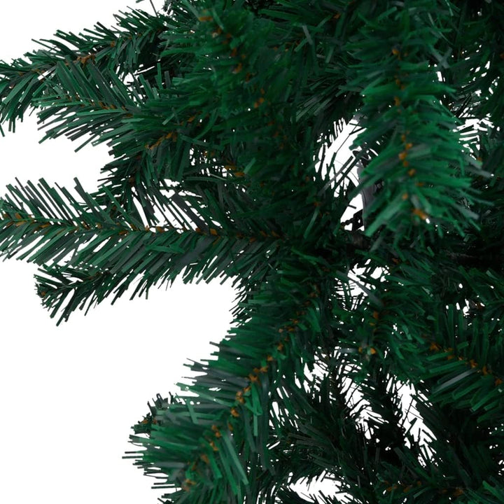 vidaXL Künstlicher Weihnachtsbaum mit Ständer Umgekehrt Grün 210 cm Grün 210 x 110 cm, Grün 210 x 11