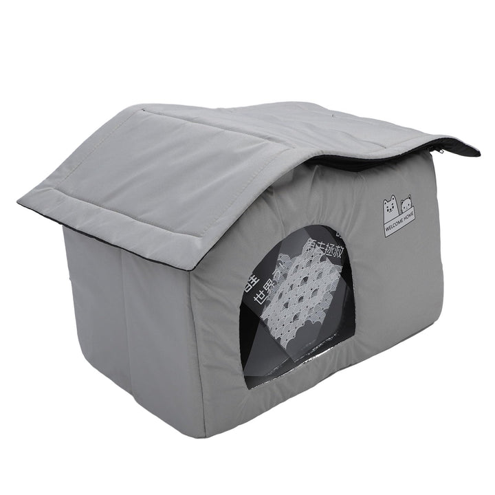 Haustier-Kühlhaus, Faltbares Katzenhaus, Kühlunterlage, Tierheim, Katze, Hund, Weiches Sofa, Höhle,