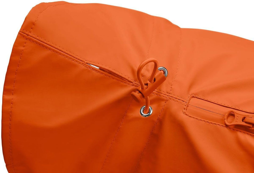 Hunter Hunde-Regenmantel Milford, Farbe: orange, ergonomische Passform für optimalen Schutz, individ