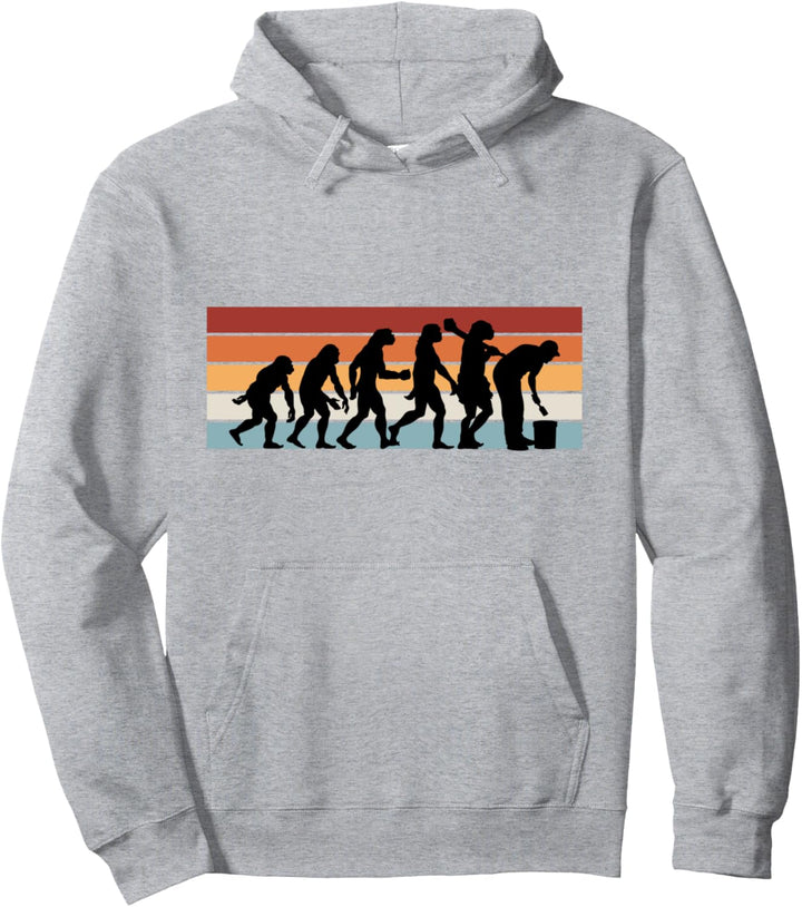 Maler Evolution Beruf Herren Pullover Hoodie