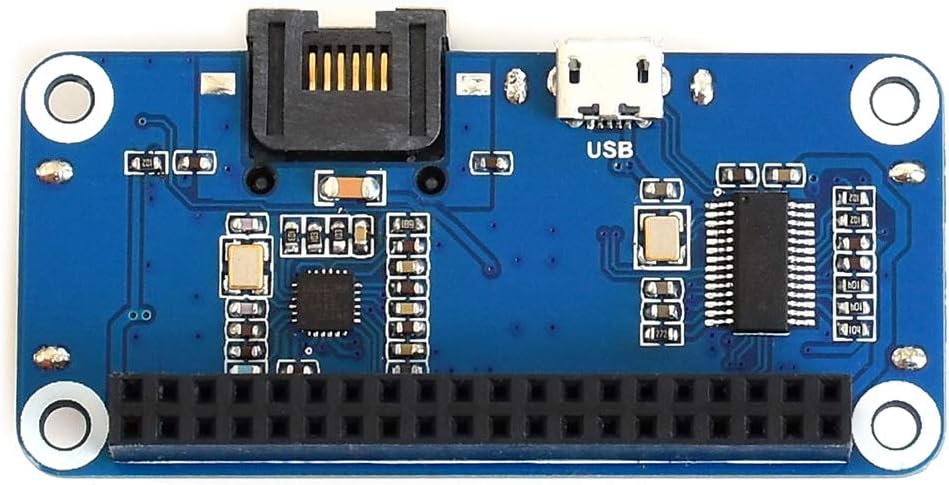 Waveshare Ethernet/USB HUB Module, Compatible with Raspberry Pi, with One RJ45 Ethernet Port and 3 U