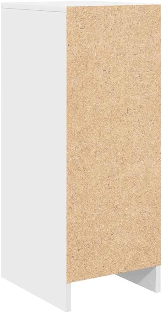 vidaXL Schuhschrank Weiss 29,5x34x76 cm Holzwerkstoff, Weiss