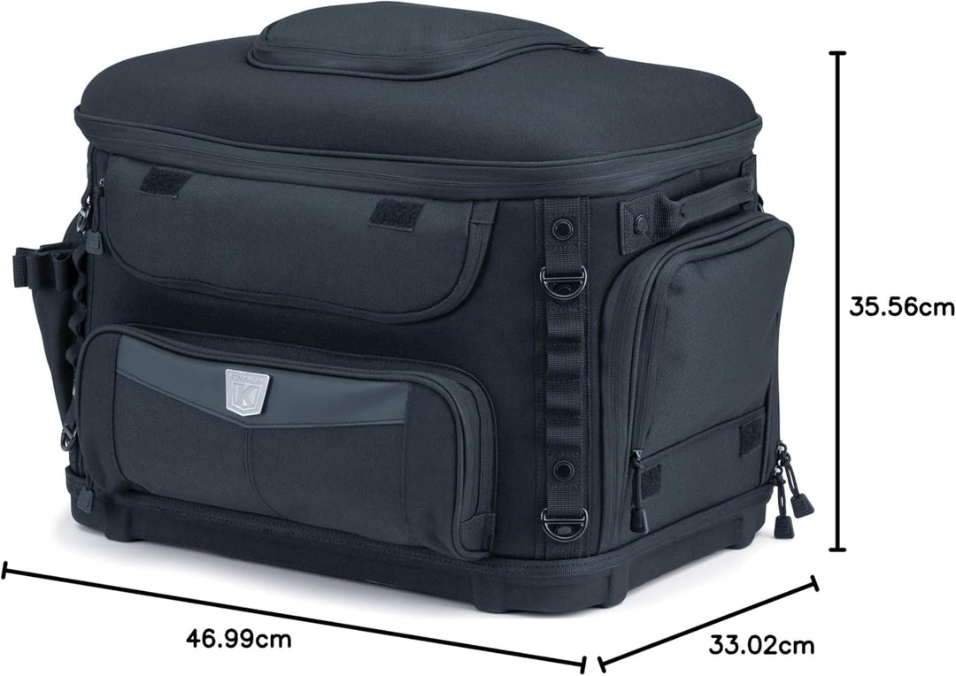 Kuryakyn 5288 Grand Pet Palace Transportbox für Hunde/Katzen, tragbar, wetterfest, für Gepäckträger