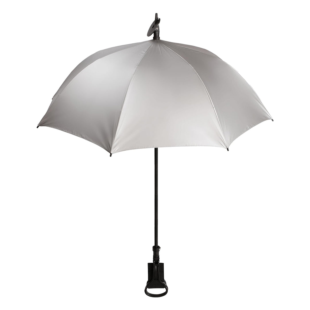 Haas-Jordan Unisex-Adult Spectator seat Umbrella, Silber, Einheitsgrösse